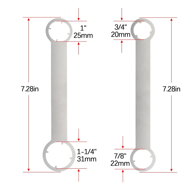Filloman Disassembly tool: Antenna frame nut wrench