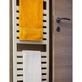 Excélsa EX46974 Handtuch, Baumwolle, gelb, 40 x 60 x 1 cm