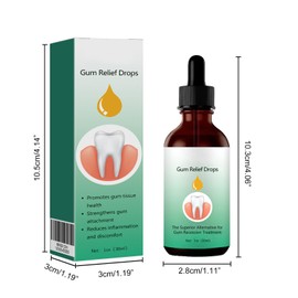 Pemarlis Pack of 2 Natural Oral Care Drops, Gum Regrowth Drops, Gum Restoration, Gum Relief Drops, Gum Easy Renew, Tooth Meat Generation Drops (4)