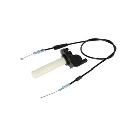 MZA Set: Special Quick Throttle Handle + Throttle Cable - Suitable e.g. for BVF Carburettors