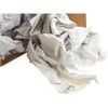 PRO SOURCE Reclaimed White Cotton T-Shirt Cloth Shop Rags, Sold