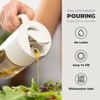 Zuutii Olive Oil Dispenser Bottle 18.6oz – Auto Flip Glass