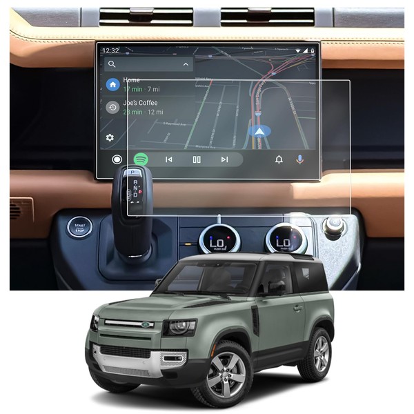 CDEFG [2 Pieces] Compatible with Land Rover Defender 90 110 130 2023 2024 Navigation Protection Foil Defender 4H scratch resistant 11.4 inch GPS display protection film Defender 2024 Accessories