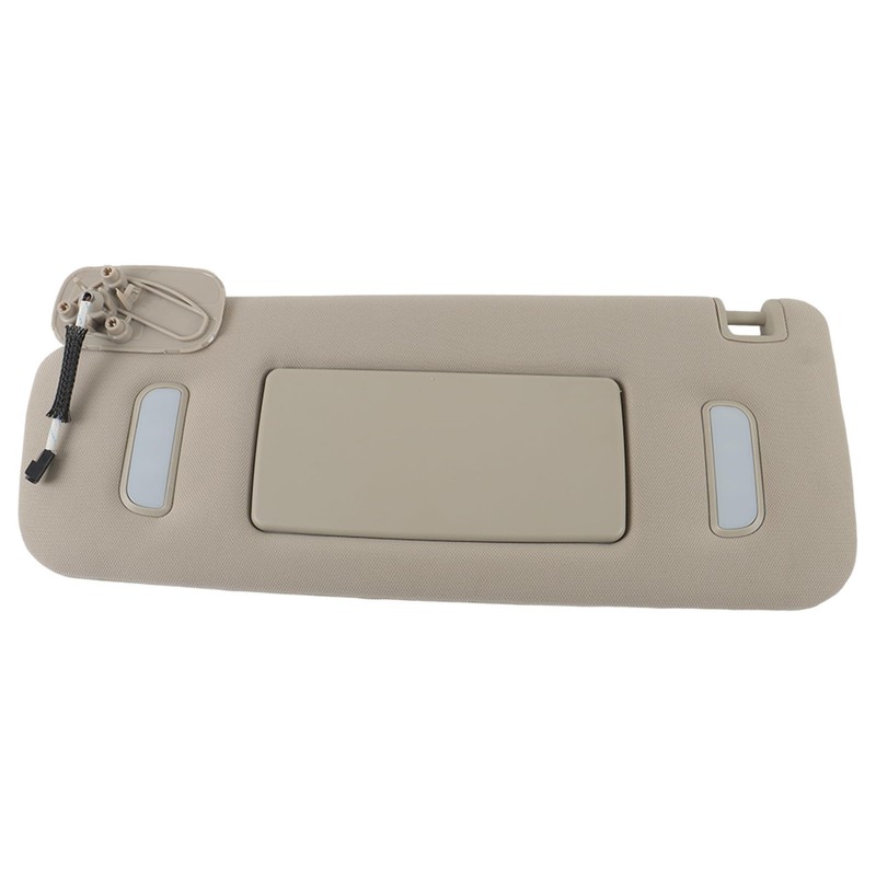 Gray Driver Side Sun Visor with Mirror Replacement for Escalade