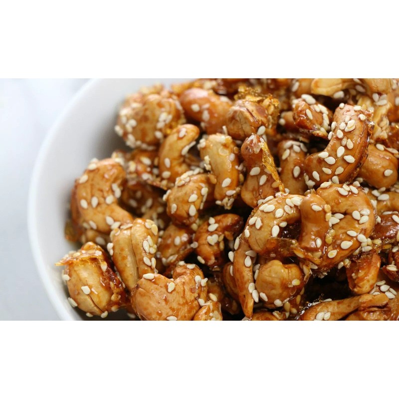 Joe's Tasty Travels Maple Honey Sesame Cashews, 250g/8.75 oz. Bag