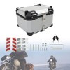 Silscvtt 55L Motorcycle Tour Tail Box with Mounting Plate Lock