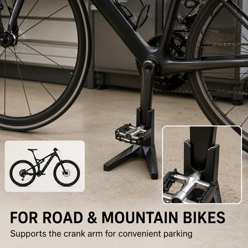 Bicycle Kickstand for Road & Mountain Bikes – Lightweight Metal