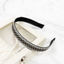 Burnaby Khaki Brown Ethnic Hairband / 버나비 카키 브라운 에스닉 헤어밴드