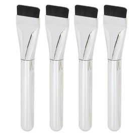 Brocha Para Base De Maquillaje, 4 Piezas Cerdas Suaves Brocha Plana Para Base Líquida Brochas Para Maquillaje brochas para maquillaje liquido para Aplicaciones de Maquillaje Diario