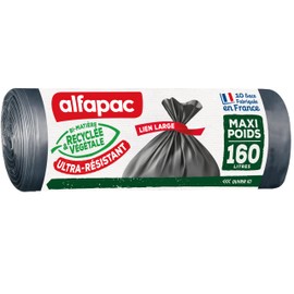 Alfapac 10 x 160L Recycled Maxi Weight Bags