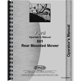 Ford 501 Sickle Bar Mower Operators Manual