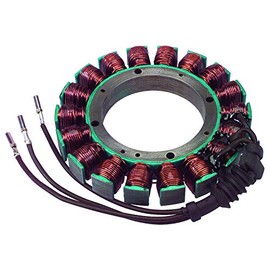 OEG Parts New Stator Compatible With Harley Davidson Motorcycle 38 AMP Big Twin Softail Fat Boy Heritage Classic Night Train Dyna Super Glide 30017-01, 30017-01B, CE6010, HD01-126