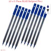 SAINO Softy Ballpoint Pens, BLUE, Fine Point (0.7mm), Pack of