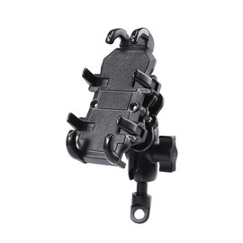 Motorcycle Phone Mount, 360° Rotatable Adjustable Bike Phone Holder Motorcycle Rearview Mirror Phone Bracket for 4''-6.7'' Phones