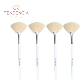 Brochas Faciales Abanico 4 Pzas Cerdas Naturales