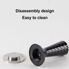 Coffee Tamper Food Grade Safe Coffee Hand Tamper with Flat