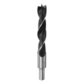 sourcing map Brad Point Drill Bits 20mm(50/64") Dia Straight Steel Round Shank Drill Metric Brad Point 4.7" Drilling Depth Spiral Twist Drill Bits for Carpenter Woodworking Plastic Rubber
