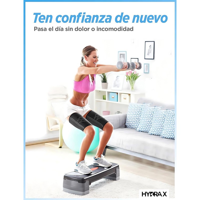 Hydra X. Par de Musleras Elásticas para Hombre o Mujer,