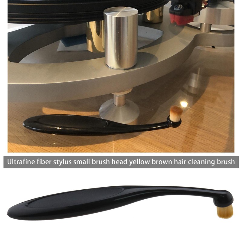 2 Pack Super Soft Vinyl Record Cleaning Brush Microfiber Anti-Static
