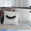 HGOD DESIGNS False Eyelash Throw Pillow Case Shell Decorative Pillowcase