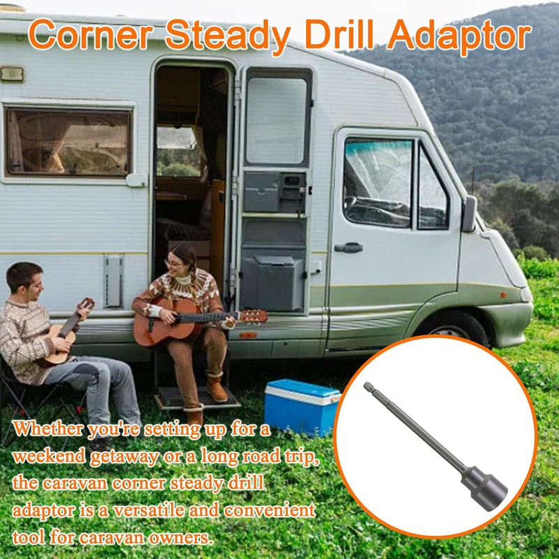 Stand Jack Extension Socker, 150mm Length, 19mm Magnetic Nut, Quick-Change