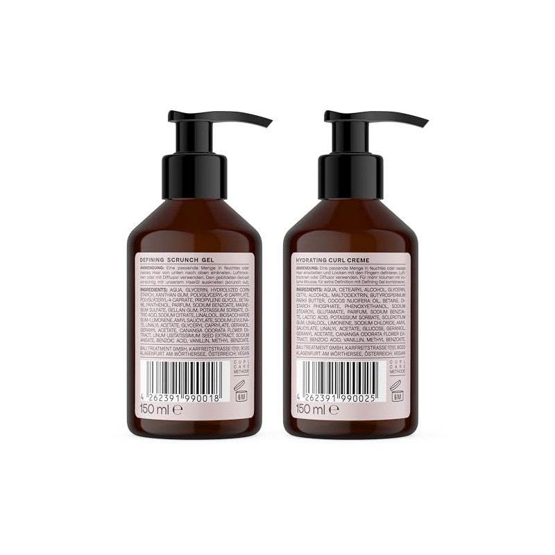Bali Curls Curl Defining Set - Hydrating Curl Cream &