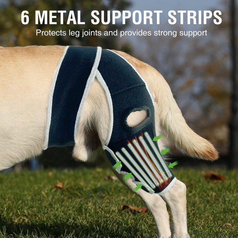 KISFLY Dog Knee Brace for Small Dogs, Patella Support &