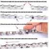 Vroxdrez 10 Speed Bicycle Chain Link 6 Pairs Chain Clasps