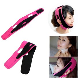 Face Lifting Slimming Belt, Facial Cheek V Shape Lift Up Ultra-thin Strap V Face Line Smooth Breathable Compression Double Chin Reduce Lift Up Bandage Anti Wrinkle