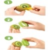 Fruit Kiwi Cutter Peeler Slicer Kitchen Gadgets Tools for Pitaya