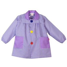 KLOTTZ Children's painting apron for kindergarten. - Lavandel.