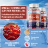 pslalae Antarctic Krill Oil 1000mg -with Omega-3 EPA, DHA, Astaxanthin