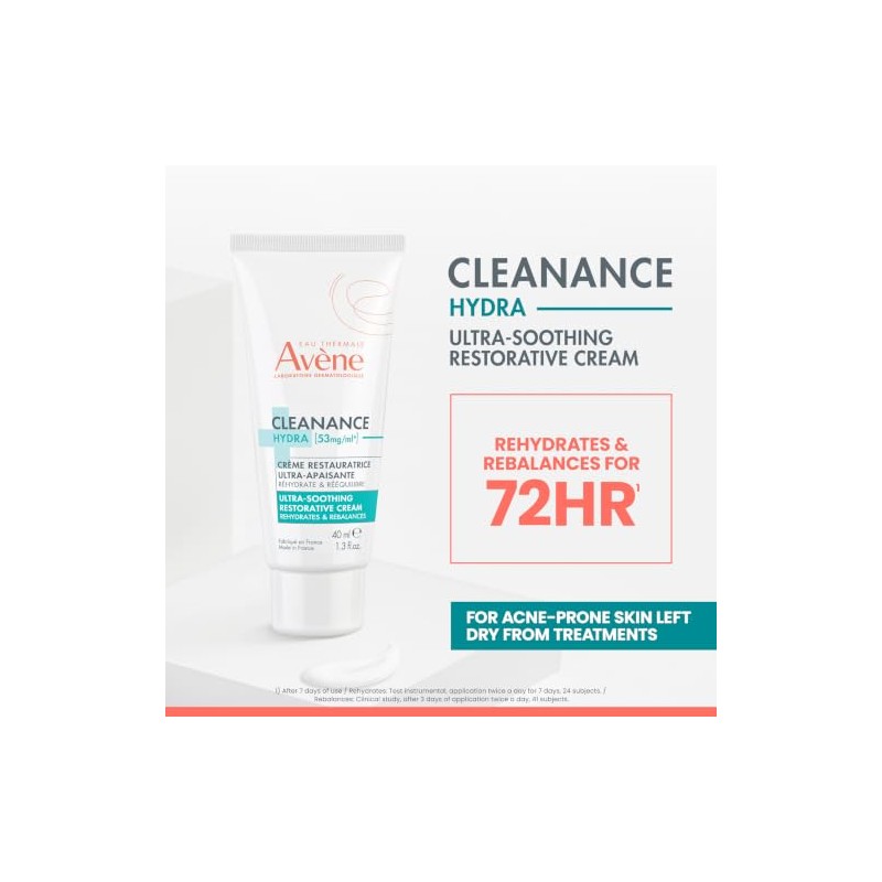 Eau Thermale Avène Clean-AC Hydrating Cream, 1.3 fl. Oz
