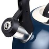 MAISCHOU Stove Top Whistling Kettle 2.5L Stainless Steel (Navy Blue)