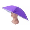 Generic Sombrero Paraguas Adulto Impermeable Plegable Púrpura