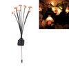 2 Sets Solar Garden Bee Lights IP65 Waterproof 8LEDs Solar