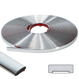 ZOWZOW Peel and Stick Molding Trim, Flexible Wall Trim Molding Self Adhesive, Waterproof Molding Trim for Wall Tile Edges, Kitchen backsplash, Floor, Mirrior Frame Decor