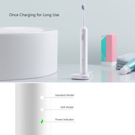 Doctor B Sonic Electric Toothbrush Sound Waves Smart Brush Ultrasonic Whitening Waterproof Wireless Charging Travel Box