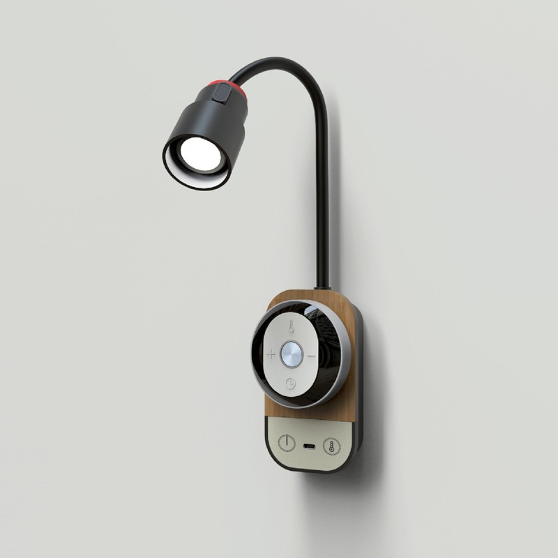 LED Reading Light Black Eye Protection LED Rechargeable Remote Control