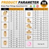 KOOTANS 96PCS Brass Pipe Fittings Assortment Kit - NPT Adapter,