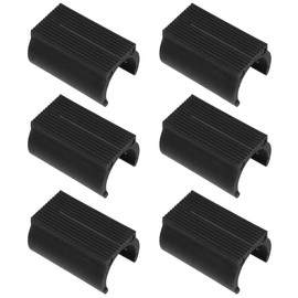 ARTIBETTER 25 Pcs U-Shaped Chair Leg Caps 0.75 Inch Plastic Floor Protectors Anti-Slip Foot Pads for Furniture Legs and Trampoline Feet