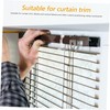 Gatuida 10pcs Clear Plastic Blind Retainer Clips for Window Blinds