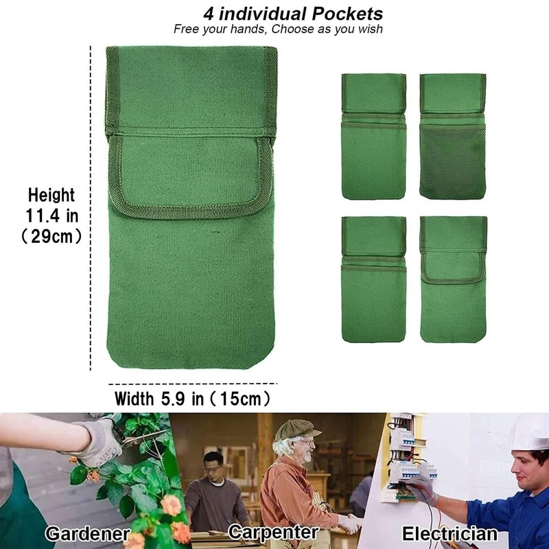 NOELAMOUR Gardening Pouch, Apron Bag, Waist Bag, Waist Pouch, Waist