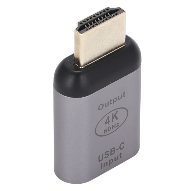 Portable Type-C HDMI Adapter - 4K@60Hz Video Converter with Aluminum