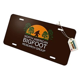 GRAPHICS & MORE North American Bigfoot Research Group Novelty Metal Vanity Tag License Plate