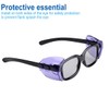 3 Pairs Glasses Side Shields, Slip on Side Shields, Fits