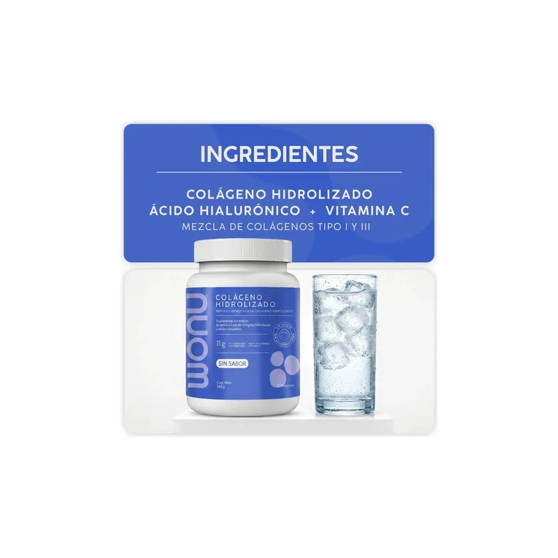 Colágeno Hidrolizado I Wonu I 345g I 30 Servicios I
