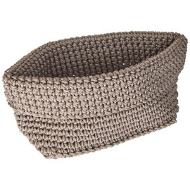 Blomus Crochet Tela Bread Basket Utensil Box Basket M Taupe 68884