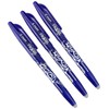 Pilot FriXion Erasable Rollerball Pens - Blue - Pack of 3