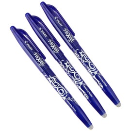 Pilot FriXion Erasable Rollerball Pens - Blue - Pack of 3